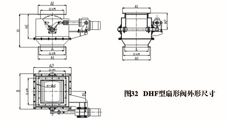 DHF型扇（?。┬伍y門(圖1)